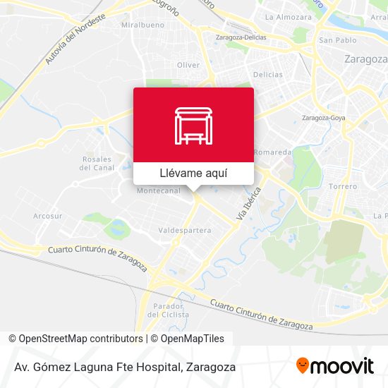 Mapa Av. Gómez Laguna Fte Hospital