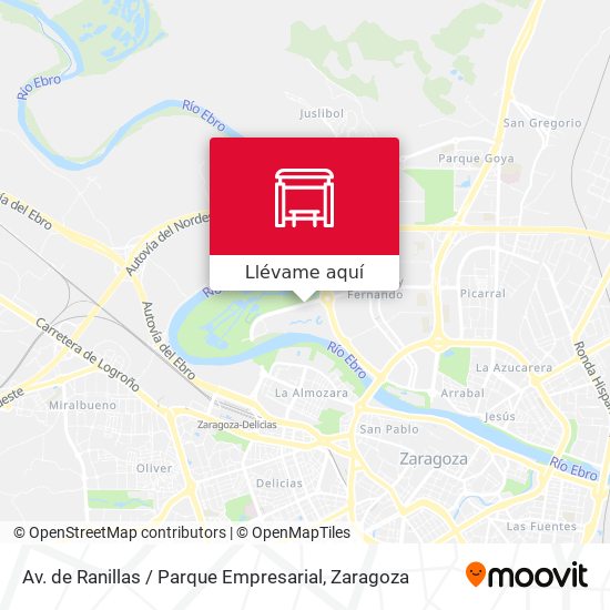 Mapa Av. de Ranillas / Parque Empresarial