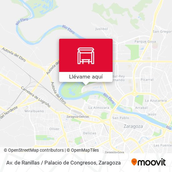 Mapa Av. de Ranillas  / Palacio de Congresos