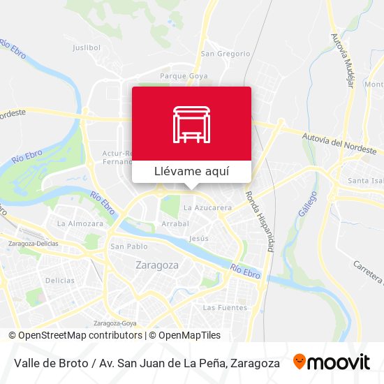 Mapa Valle de Broto / Av. San Juan de La Peña