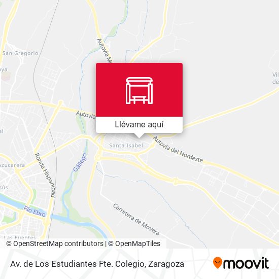 Mapa Av. de Los Estudiantes Fte. Colegio