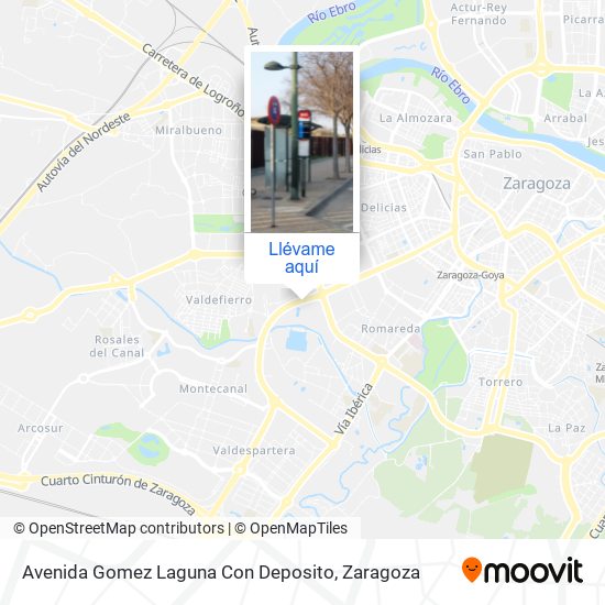 Mapa Avenida Gomez Laguna Con Deposito