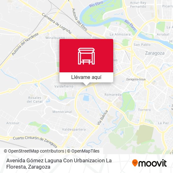 Mapa Avenida Gómez Laguna Con Urbanizacion La Floresta