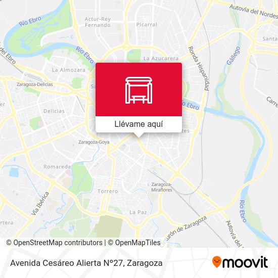 Mapa Avenida Cesáreo Alierta Nº27