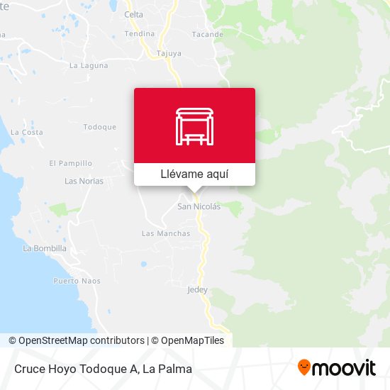 Mapa Cruce Hoyo Todoque A