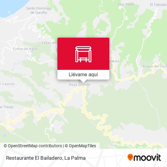 Mapa Restaurante El Bailadero