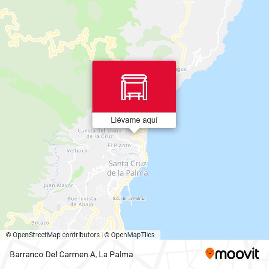Mapa Barranco Del Carmen A