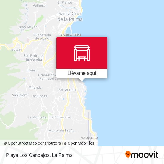 Mapa Playa Los Cancajos