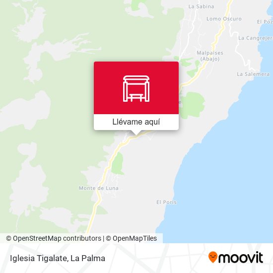 Mapa Iglesia Tigalate