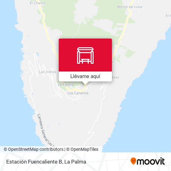 Mapa Estación Fuencaliente B