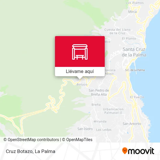 Mapa Cruz Botazo