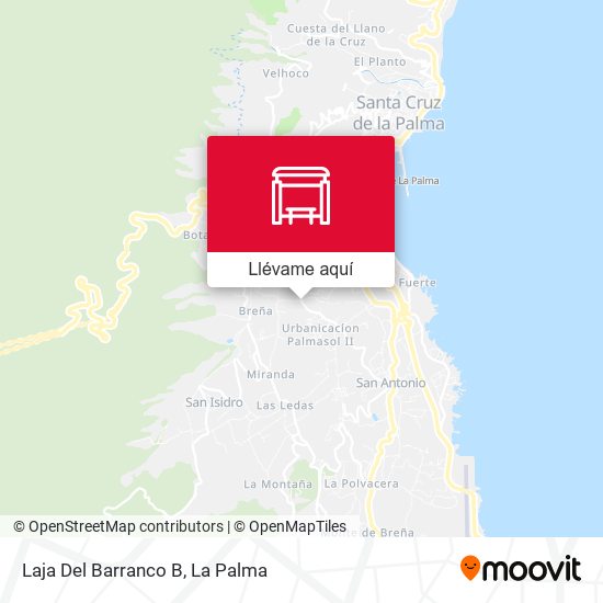 Mapa Laja Del Barranco B
