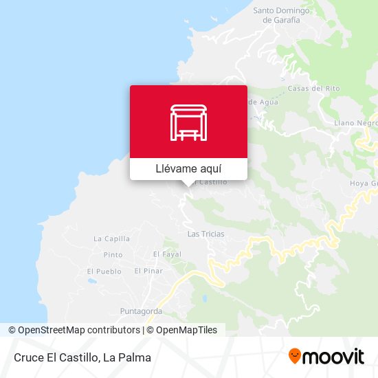 Mapa Cruce El Castillo