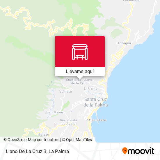 Mapa Llano De La Cruz B