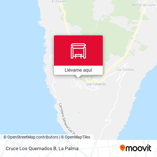 Mapa Cruce Los Quemados B