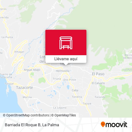 Mapa Barriada El Roque B