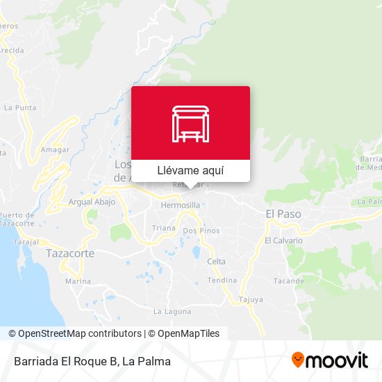 Mapa Barriada El Roque B