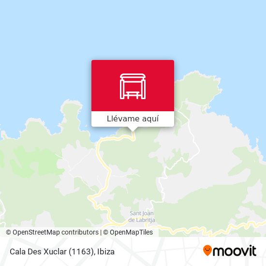 Mapa Cala Des Xuclar (1163)