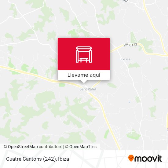 Mapa Cuatre Cantons (242)
