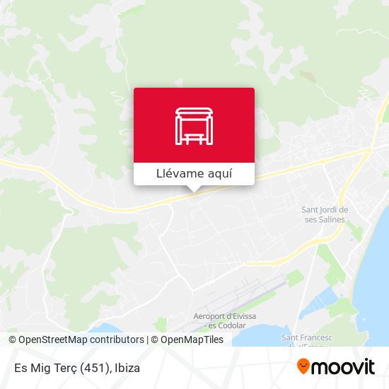 Mapa Es Mig Terç (451)
