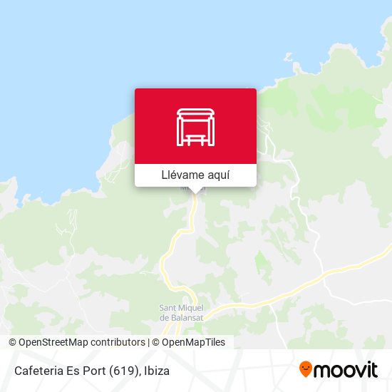 Mapa Cafeteria Es Port (619)