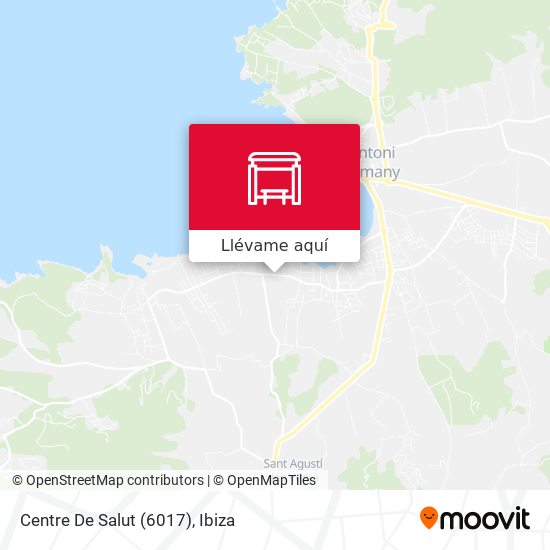 Mapa Centre De Salut (6017)