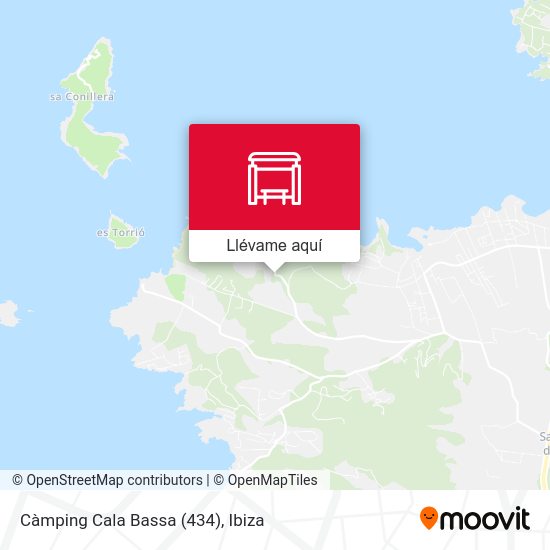Mapa Càmping Cala Bassa (434)