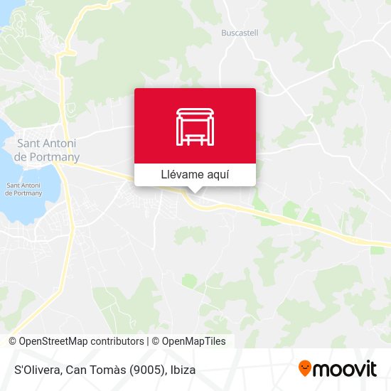 Mapa S'Olivera, Can Tomàs (9005)