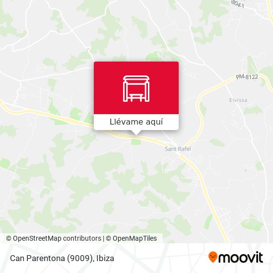 Mapa Can Parentona (9009)