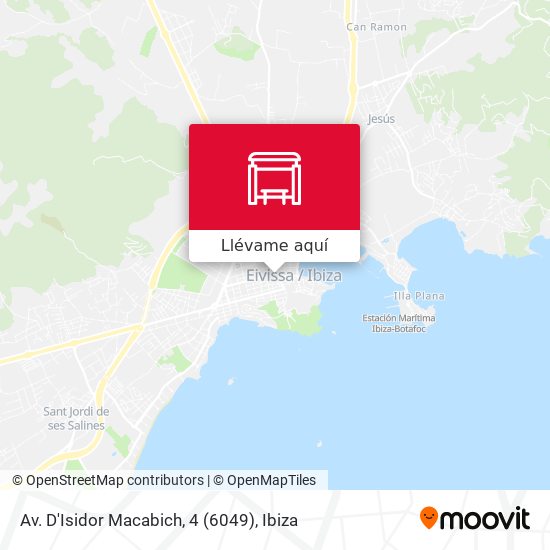 Mapa Av. D'Isidor Macabich, 4 (6049)