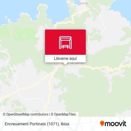 Mapa Encreuament Portinatx (1071)