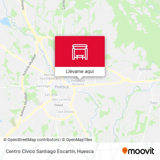 Mapa Centro Cívico Santiago Escartín