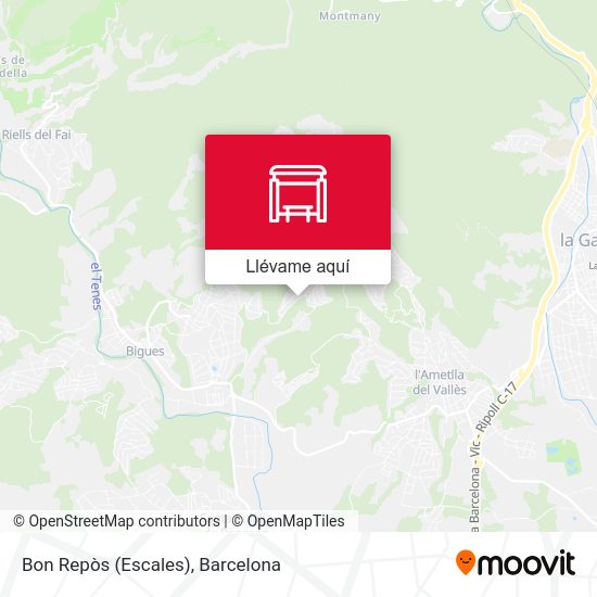 Mapa Bon Repòs (Escales)