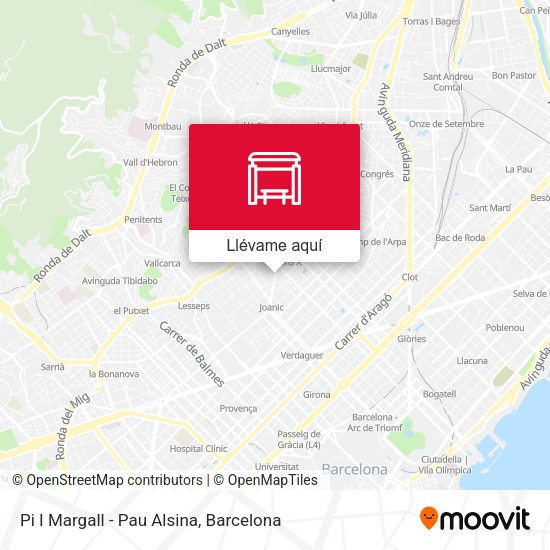 Mapa Pi I Margall - Pau Alsina