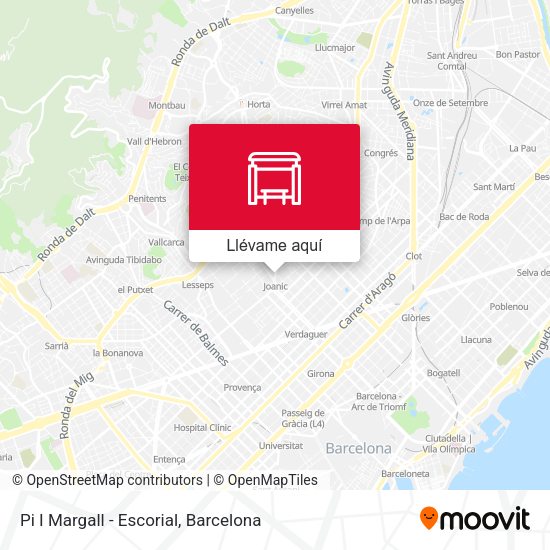 Mapa Pi I Margall - Escorial