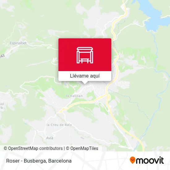 Mapa Roser - Busberga