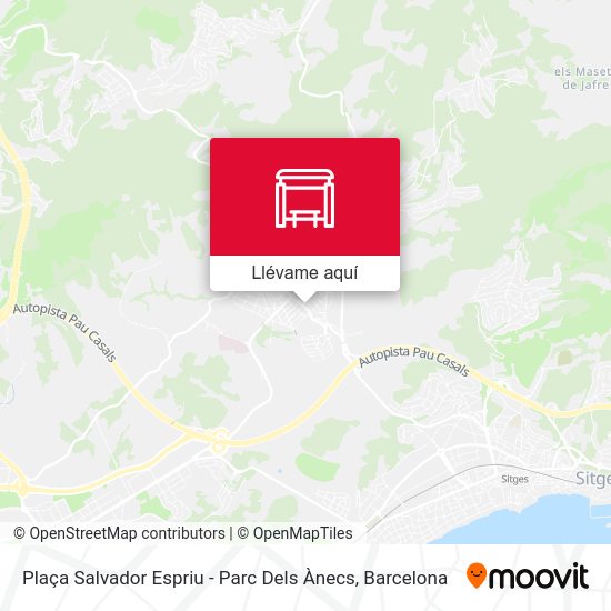 Mapa Plaça Salvador Espriu - Parc Dels Ànecs