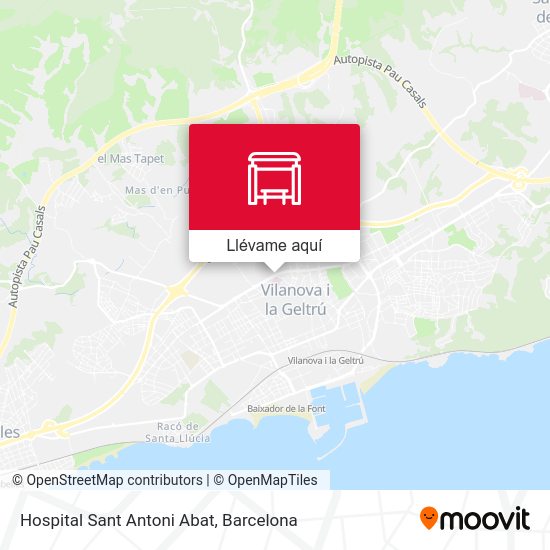 Mapa Hospital Sant Antoni Abat