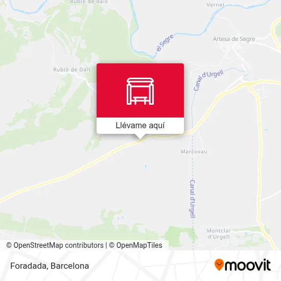 Mapa Foradada