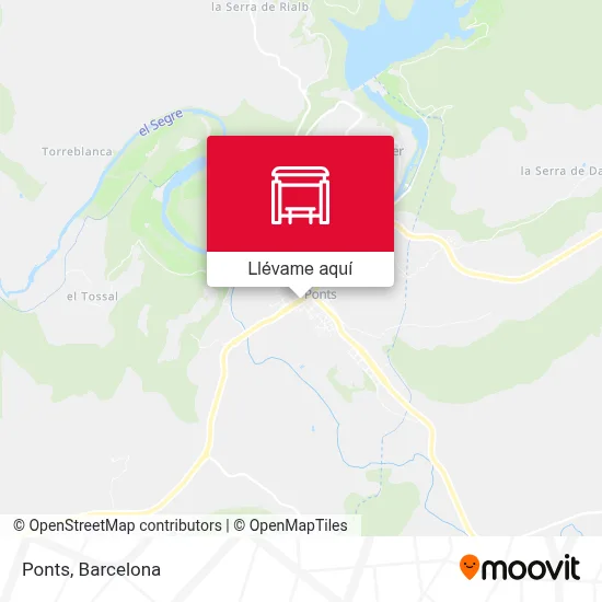 Mapa Ponts