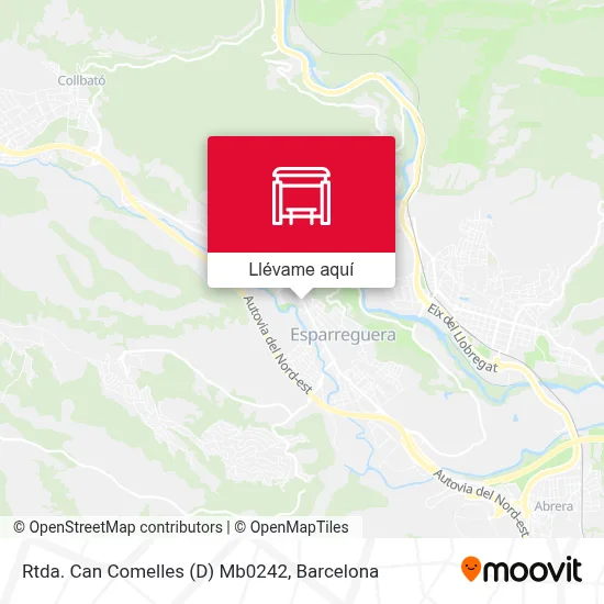 Mapa Rtda. Can Comelles (D) Mb0242