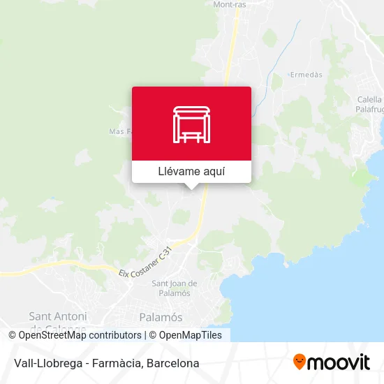 Mapa Vall-Llobrega - Farmàcia