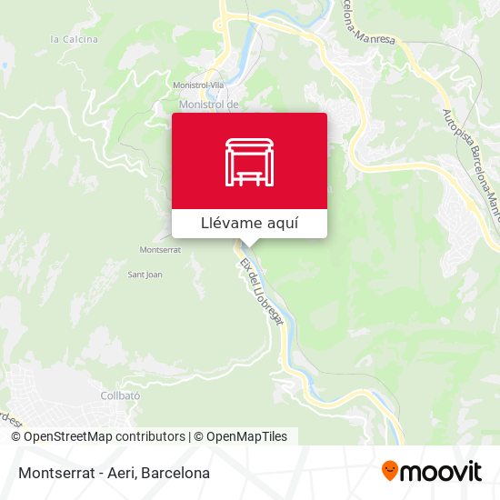 Mapa Montserrat - Aeri