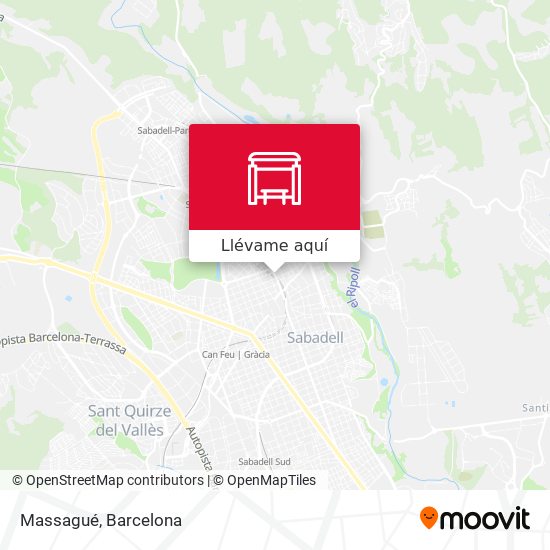 Mapa Massagué