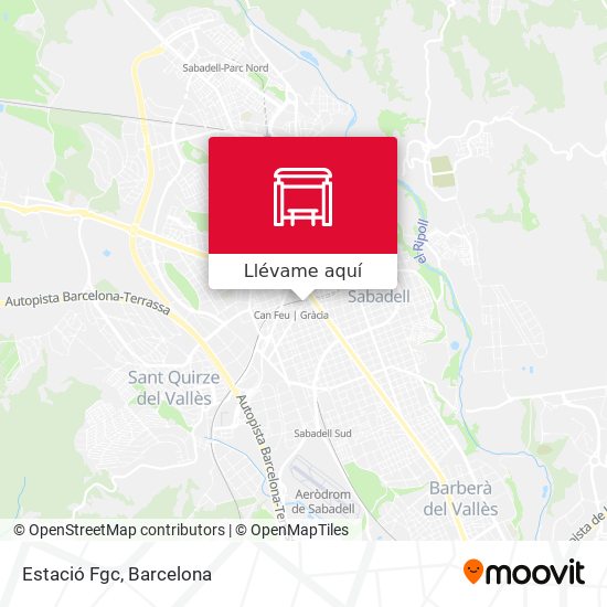 Mapa Estació Fgc