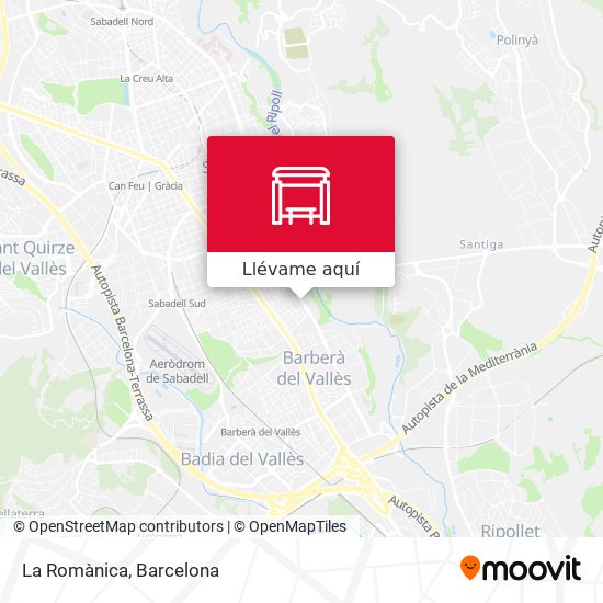 Mapa La Romànica