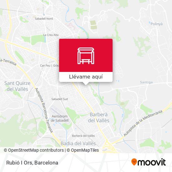 Mapa Rubió I Ors