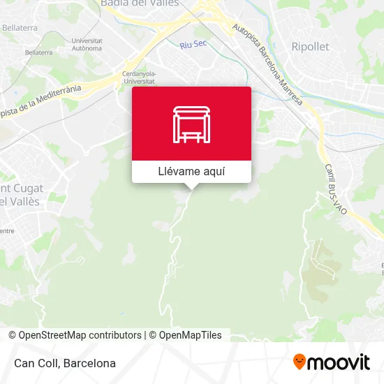 Mapa Can Coll
