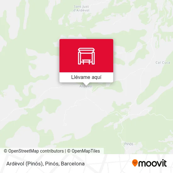 Mapa Ardèvol (Pinós), Pinós