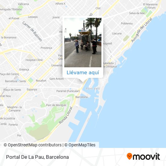 Mapa Portal De La Pau